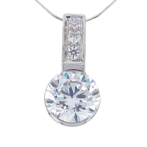 518-AG Pendant 2ct Brilliant