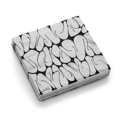 SERVIETTE PACK - wound up-grey