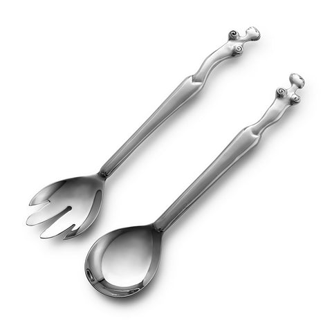 SALAD SERVERS - wo/man coil