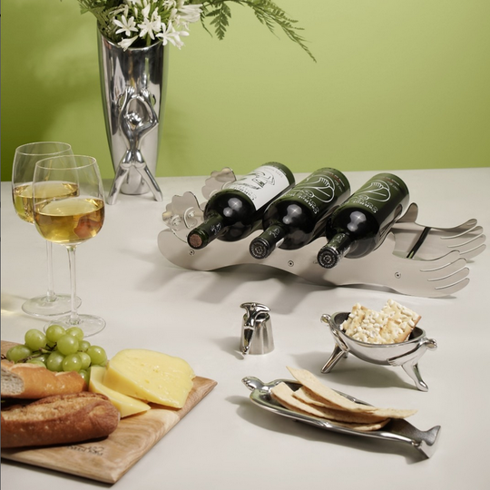 Seville wavy wine rack sale