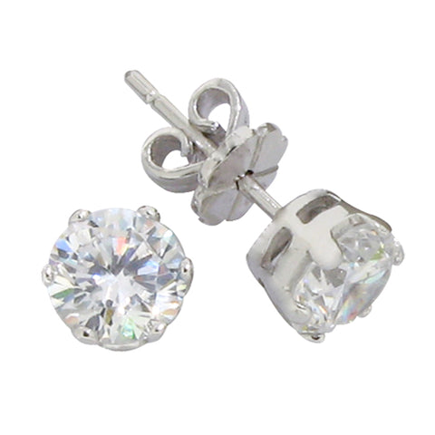 110-AG Earrings 1.5ct Brilliant