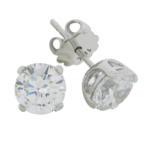 166-AG Earrings 2ct Brilliant