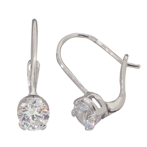 304-AG Earrings 1ct Brilliant