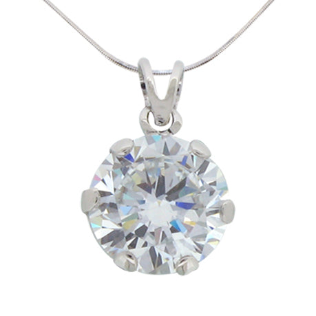 508-AG Pendant 6ct Brilliant