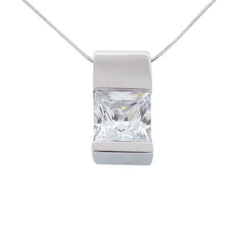 631-AG Pendant 1.5ct Princess