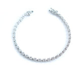 BR0039-AG Tennis Bracelet 0.1ct Brilliant