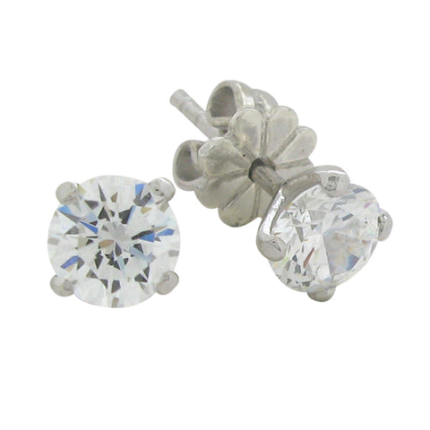 E0253-AG Earrings 1ct Brilliant