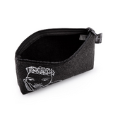 POUCH FELT - knowing - charcoal