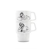 STACKABLE MUG SET OF 2 - eye to eye