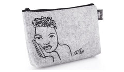 POUCH FELT - knowing - grey